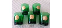 lot de 5 verres publicitaires Byrrh