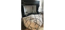 Pouf en laine