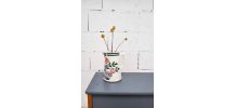 Carafe vintage à fleurs