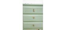 Commode verte vintage