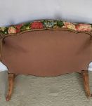pouf tissu fleuri 