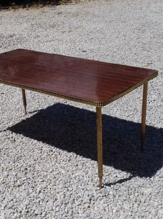 Table basse en bois vernis