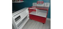 meuble rangement + toile lumineuse+ luminaire verbaudet