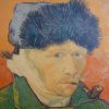 Van Gogh Reproduction de l'autoportrait à l'oreille bandée