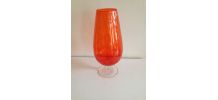 Grand Vase cristal orange