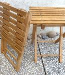 lot de 2 tabourets pliables en bois