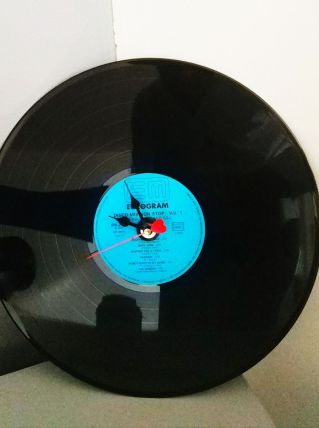 Pendule Horloge disque Vinyle 33 tours do it yourself