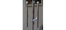 Lampadaire Gaetano SCIOLARI DN/1 Chromé - 3 branches 1970