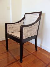 Fauteuil double cannage