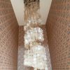 Lustre suspension avec pampilles  en nacre