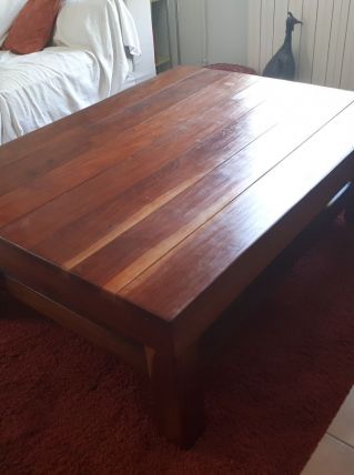 Table basse teck massif