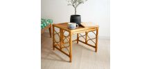 Table basse en rotin