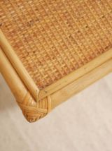 Table basse en rotin
