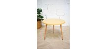 Table basse jaune