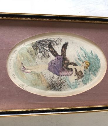 Tableau pointe sèche
