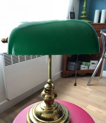 Lampe banquier 35 cm