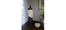 Statue en raku artisanale 