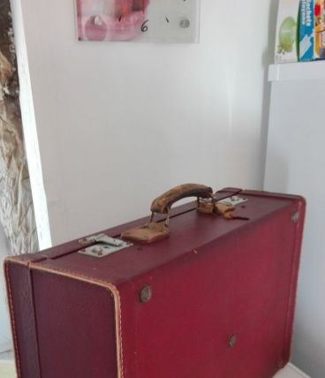 Valise bordeaux