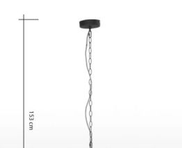 Lot de deux suspensions noir mat design rétro