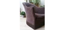 Fauteuil crapaud ancien