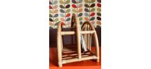 Porte revues en rotin 