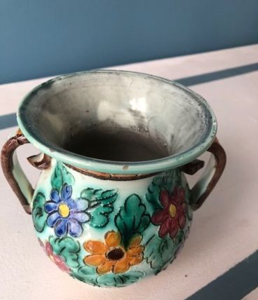 Vase vintage double anse