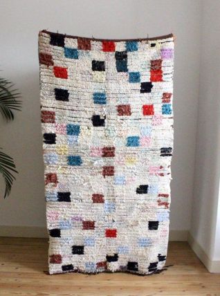 Tapis boucherouite noué main