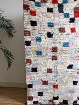 Tapis boucherouite noué main