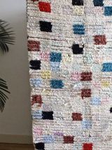 Tapis boucherouite noué main