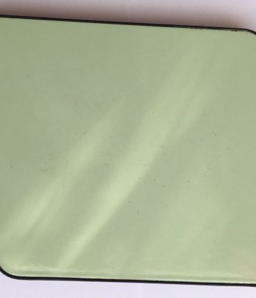 Dessous de plat en formica vert d'eau vintage 