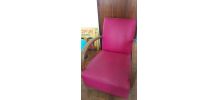 FAUTEUIL ROSE Art Déco 1950
