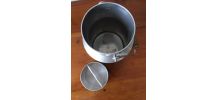 Pot à lait aluminium 1,5L années 50