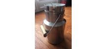 Pot à lait aluminum 3l des années 50
