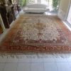 Grand Tapis ancien Indo Persan fait main 3.80 x 3m