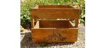caisse en bois de la brasserie CAULIER