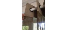 Rideaux en voile de coton 