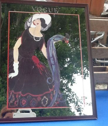Miroir publicitaire vogue 
