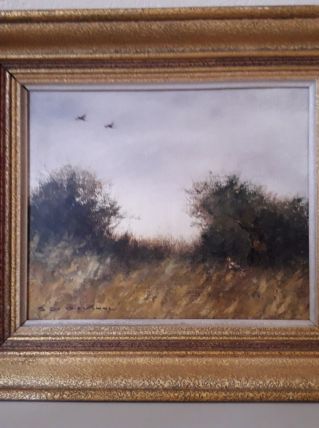 PEINTURE A L HUILE ENCADREE