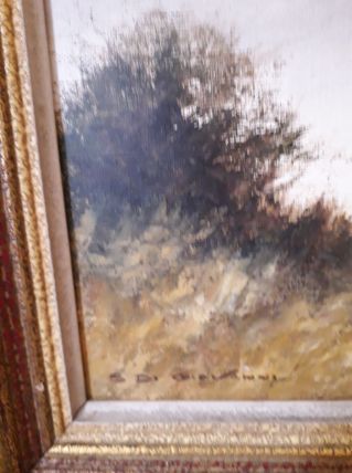 PEINTURE A L HUILE ENCADREE