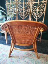 Fauteuil en rotin. Vintage