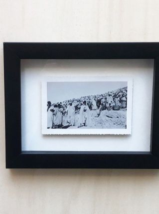 Photo vintage le souk de Marrakech - Maroc - 1934