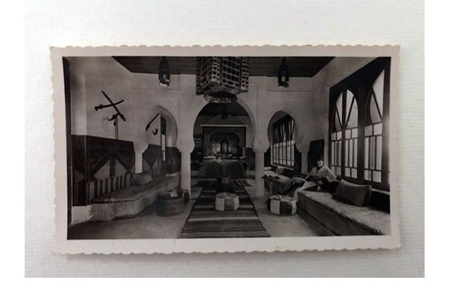 Photo vintage Agadir Café Maure 1940
