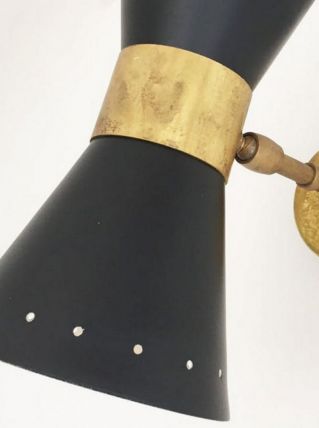 Paire Appliques Italienne Diabolo style 50's