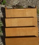porte courrier ancien en bois , a suspendre