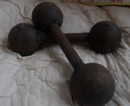 anciennes halteres