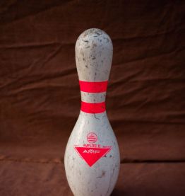 Quilles de Bowling véritables.