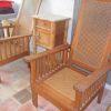 Paire fauteuils 1920 origine Madagascar