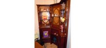 BAR VINTAGE BOIS MASSIF et miroir vieilli