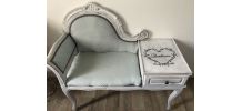 Banquette telephone relookee 