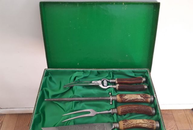 set pour decoupage de viande  